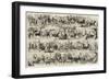 Epsom Races, the Return from The Derby-John Leech-Framed Giclee Print