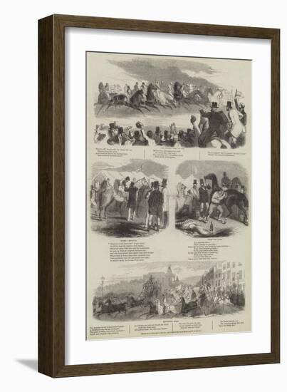 Epsom Races-null-Framed Giclee Print