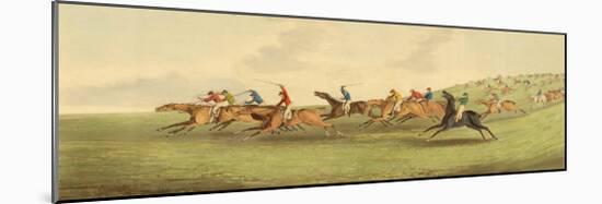 Epsom: Running-Henry Alken-Mounted Art Print