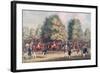 Epsom, Saddling in the Warren-James Pollard-Framed Giclee Print