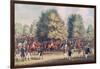 Epsom, Saddling in the Warren-James Pollard-Framed Giclee Print