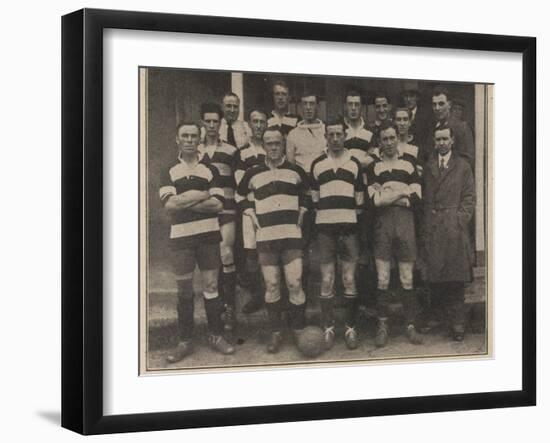 Epsom Town Football Club. Team Photograph-null-Framed Giclee Print