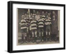 Epsom Town Football Club. Team Photograph-null-Framed Giclee Print