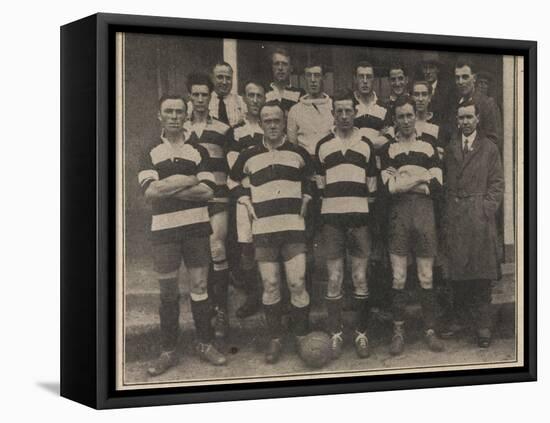 Epsom Town Football Club. Team Photograph-null-Framed Stretched Canvas