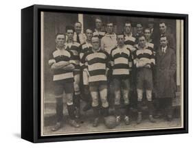 Epsom Town Football Club. Team Photograph-null-Framed Stretched Canvas