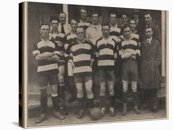 Epsom Town Football Club. Team Photograph-null-Stretched Canvas