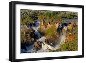 Epupa Waterfalls in on the Border of Angola and Namibia-Grobler du Preez-Framed Photographic Print