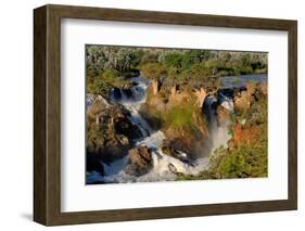 Epupa Waterfalls in on the Border of Angola and Namibia-Grobler du Preez-Framed Photographic Print