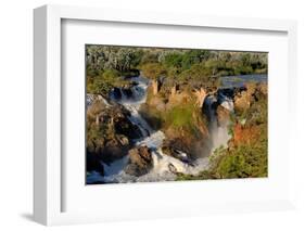 Epupa Waterfalls in on the Border of Angola and Namibia-Grobler du Preez-Framed Photographic Print