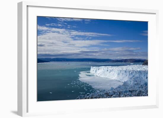 Eqip Glacier Along Disko Bay in Greenland-null-Framed Photographic Print