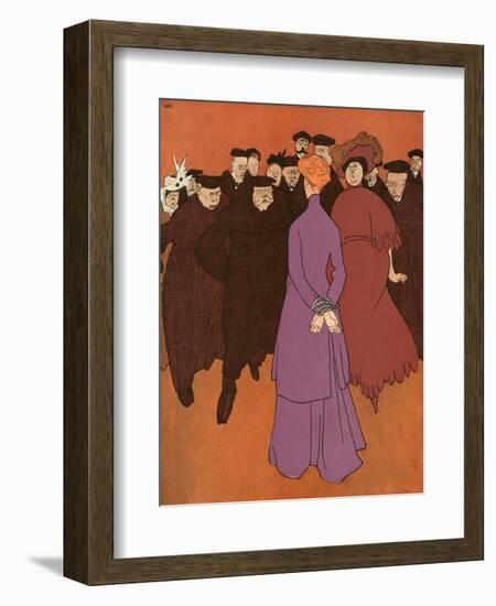 Equality, New Woman-Olaf Gulbransson-Framed Art Print