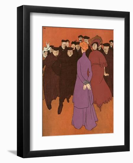 Equality, New Woman-Olaf Gulbransson-Framed Art Print