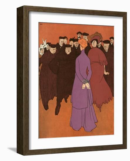 Equality, New Woman-Olaf Gulbransson-Framed Art Print