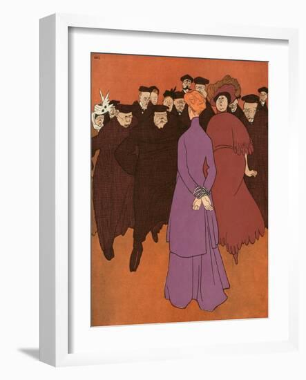 Equality, New Woman-Olaf Gulbransson-Framed Art Print