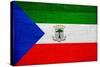 Equatorial Guinea Flag Design with Wood Patterning - Flags of the World Series-Philippe Hugonnard-Stretched Canvas