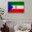 Equatorial Guinea Flag Design with Wood Patterning - Flags of the World Series-Philippe Hugonnard-Stretched Canvas displayed on a wall