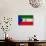 Equatorial Guinea Flag Design with Wood Patterning - Flags of the World Series-Philippe Hugonnard-Art Print displayed on a wall