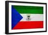 Equatorial Guinea Flag Design with Wood Patterning - Flags of the World Series-Philippe Hugonnard-Framed Art Print