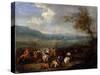 Equestrian Battle-Jan Frans van Bredael-Stretched Canvas