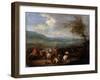 Equestrian Battle-Jan Frans van Bredael-Framed Art Print