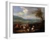 Equestrian Battle-Jan Frans van Bredael-Framed Art Print