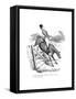 Equestrian Cartoon, 19th Century-null-Framed Stretched Canvas