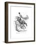 Equestrian Cartoon, 19th Century-null-Framed Giclee Print