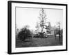 Equestrian Jumping in Belgium, Ca. 1900-null-Framed Photographic Print