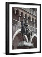 Equestrian Monument of Erasmo Da Narni, known as Gattamelata, Bronze Statue, 1446-1453-null-Framed Giclee Print