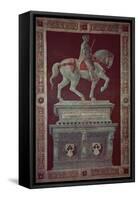 Equestrian Monument of Sir John Hawkwood-Paolo Uccello-Framed Stretched Canvas