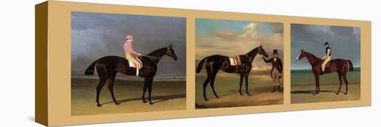 Equestrian Panel-J.F. Herring & J. Ferneley-Stretched Canvas