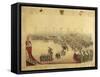 Equestrian Performance in Theater-null-Framed Stretched Canvas