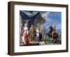 Equestrian Portrait of a Nobleman.. as Protector of the Arts, C1699-1748-Ignaz Stern-Framed Giclee Print