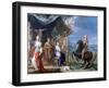 Equestrian Portrait of a Nobleman.. as Protector of the Arts, C1699-1748-Ignaz Stern-Framed Giclee Print