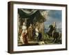 Equestrian Portrait of a Nobleman, Small Full Length, Wearing Armour, as Protector of the Arts-Ignaz Stern-Framed Giclee Print