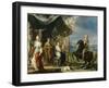 Equestrian Portrait of a Nobleman, Small Full Length, Wearing Armour, as Protector of the Arts-Ignaz Stern-Framed Giclee Print