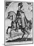 Equestrian Portrait of Aleksey Mikhailovich, Tsar of Russia-null-Mounted Giclee Print