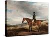 Equestrian Portrait of Andrew Berkeley Drummond in Cadland Park, 1822-John E. Ferneley-Stretched Canvas