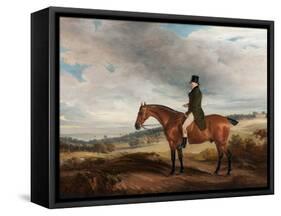 Equestrian Portrait of Andrew Berkeley Drummond in Cadland Park, 1822-John E. Ferneley-Framed Stretched Canvas