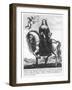 Equestrian Portrait of Anne of Austria-Balthazar Moncornet-Framed Giclee Print