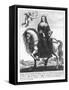 Equestrian Portrait of Anne of Austria-Balthazar Moncornet-Framed Stretched Canvas