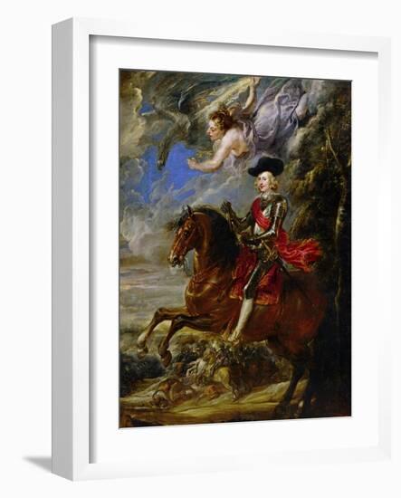 Equestrian Portrait of Cardinal-Infant Ferdinand of Austria (1609-1641)-Peter Paul Rubens-Framed Giclee Print