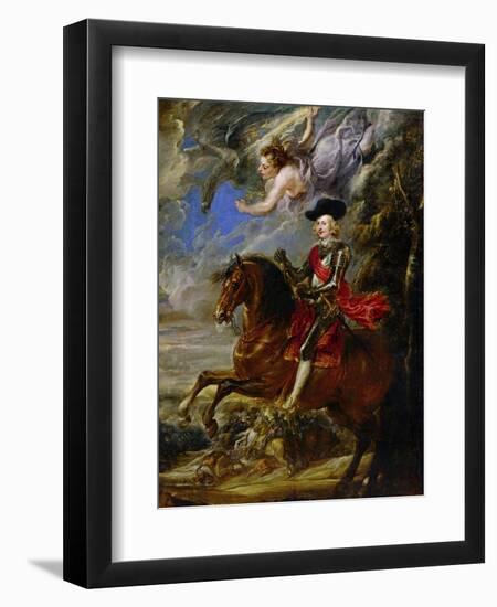 Equestrian Portrait of Cardinal-Infant Ferdinand of Austria (1609-1641)-Peter Paul Rubens-Framed Premium Giclee Print