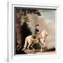 Equestrian Portrait of Catherine II (1729-96) the Great of Russia-Vigilius Erichsen-Framed Giclee Print