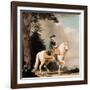 Equestrian Portrait of Catherine II (1729-96) the Great of Russia-Vigilius Erichsen-Framed Giclee Print