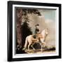Equestrian Portrait of Catherine II (1729-96) the Great of Russia-Vigilius Erichsen-Framed Giclee Print