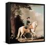 Equestrian Portrait of Catherine II (1729-96) the Great of Russia-Vigilius Erichsen-Framed Stretched Canvas