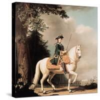 Equestrian Portrait of Catherine II (1729-96) the Great of Russia-Vigilius Erichsen-Stretched Canvas