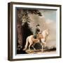 Equestrian Portrait of Catherine II (1729-96) the Great of Russia-Vigilius Erichsen-Framed Giclee Print