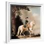 Equestrian Portrait of Catherine II (1729-96) the Great of Russia-Vigilius Erichsen-Framed Giclee Print